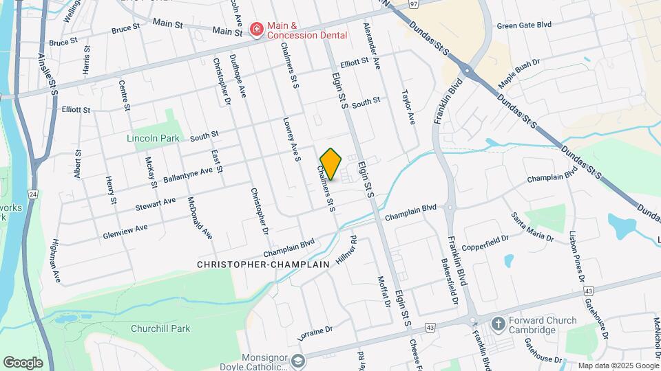 111 Chalmers St S Map and Location Details