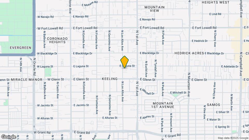 2836-2844 N Los Altos Ave Map and Location Details