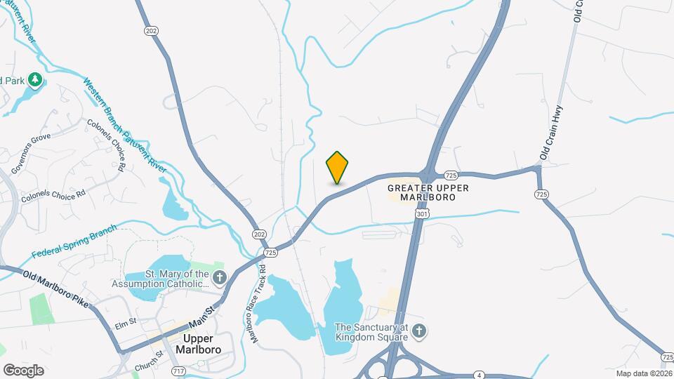 15242 Marlboro Pike Map and Location Details