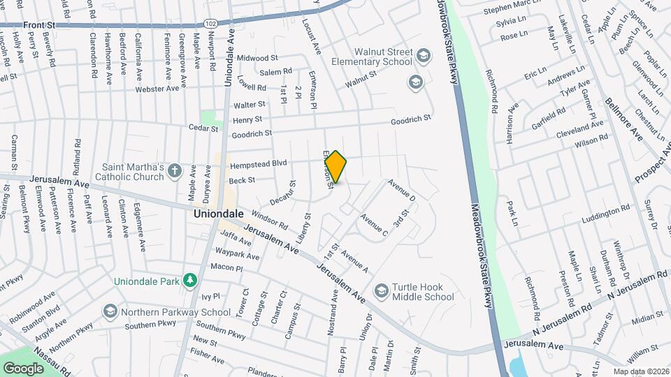 551 Emerson St Map and Location Details