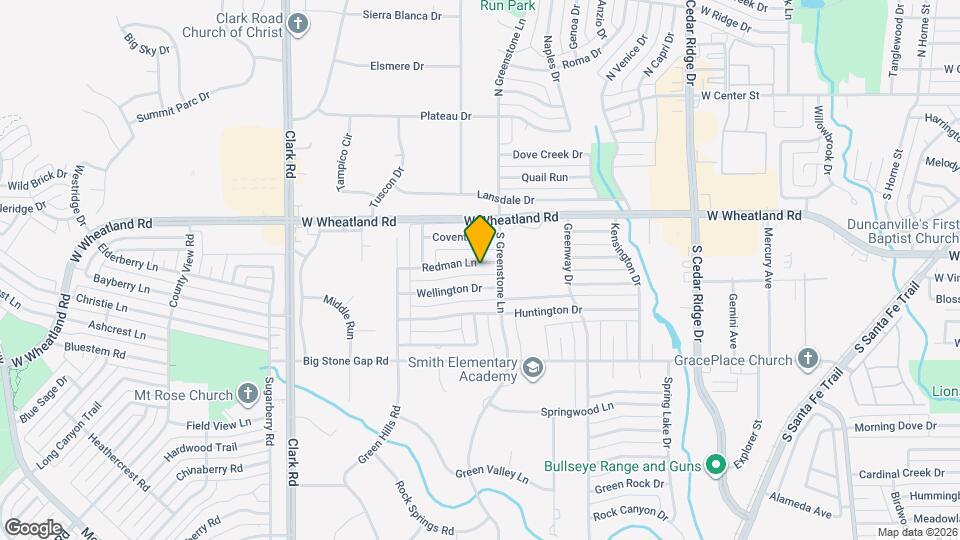 1110 Redman Ln Map and Location Details