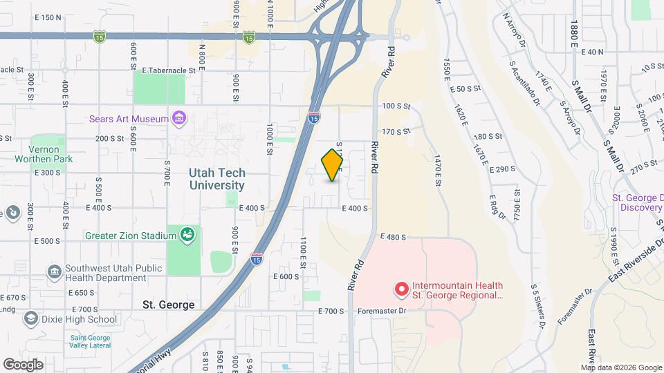 1178 E 300 S, Unit A201 Map and Location Details