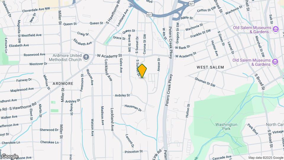 722 S Sunset Dr Mapa y Detalles de la Ubicación