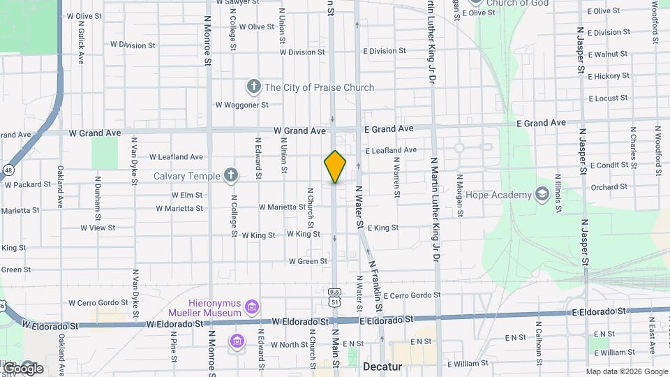 1058 N Main St Mapa y Detalles de la Ubicación