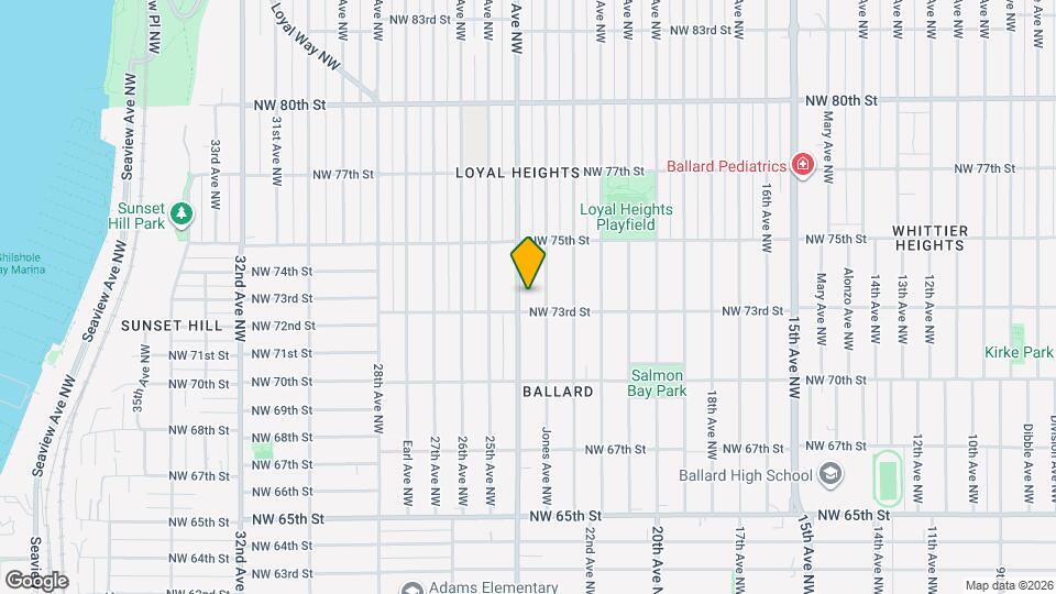7308 24th Ave NW Map and Location Details