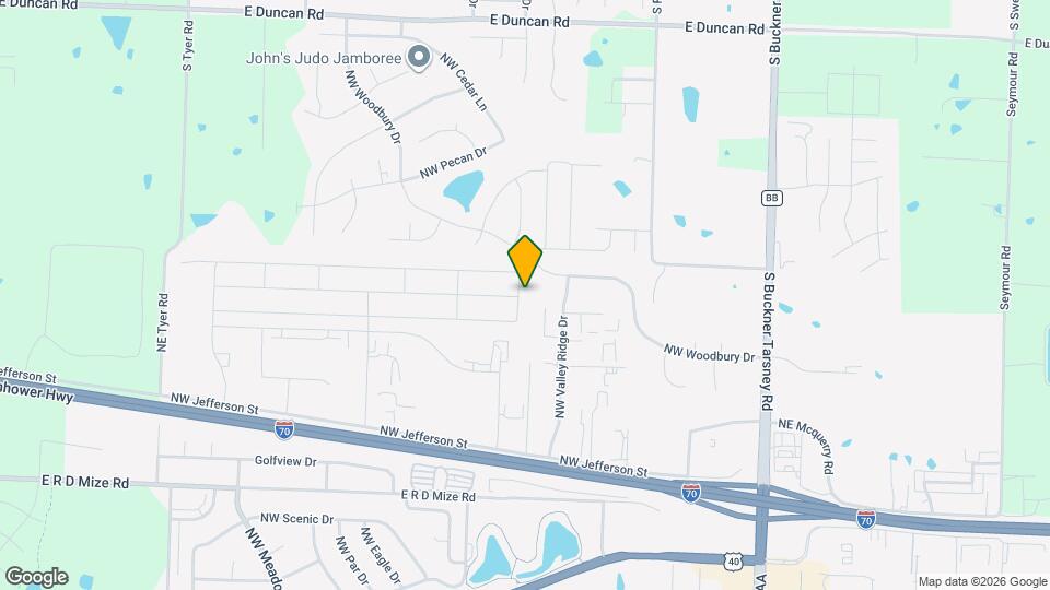 1313 NW Whitney Dr Map and Location Details