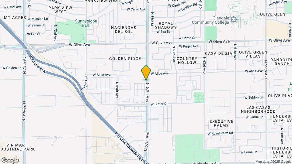 6702 W Ruth Ave Map and Location Details