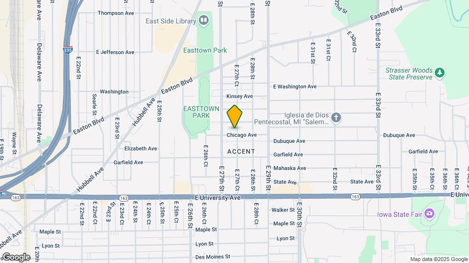 1406 E 27th Ct Map and Location Details