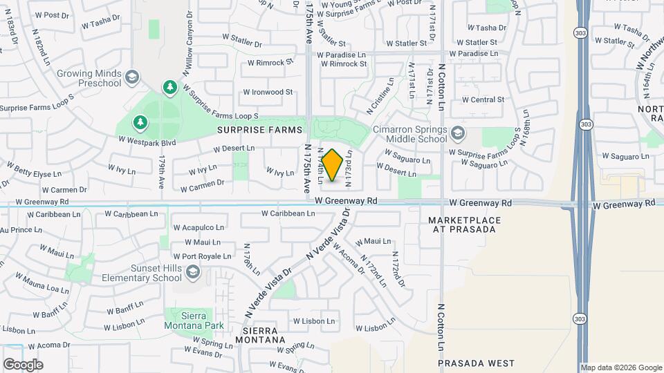 17412 W Carmen Dr Map and Location Details