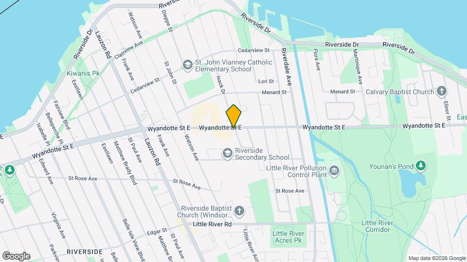 8573 Wyandotte St E Map and Location Details