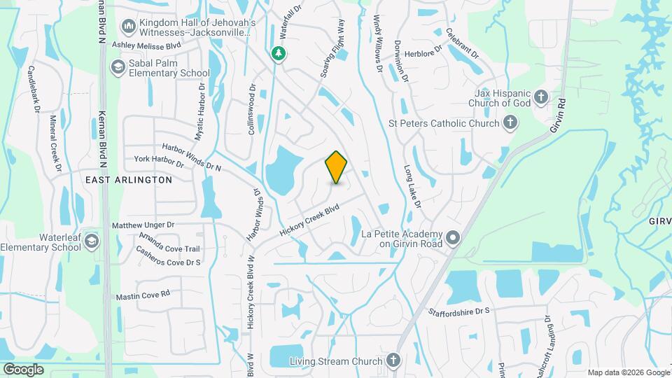 789 Hickory Lakes Dr E Map and Location Details