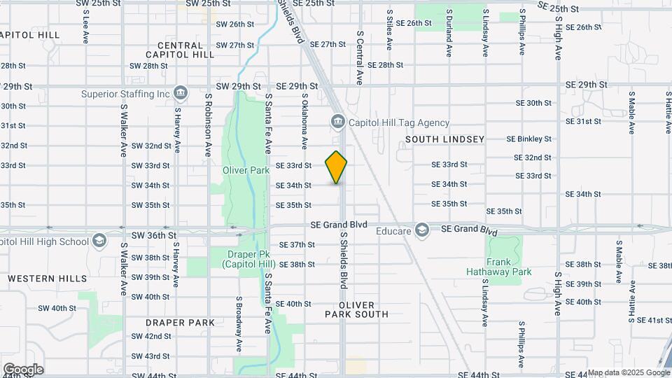 3501 S Shields Blvd Mapa y Detalles de la Ubicación