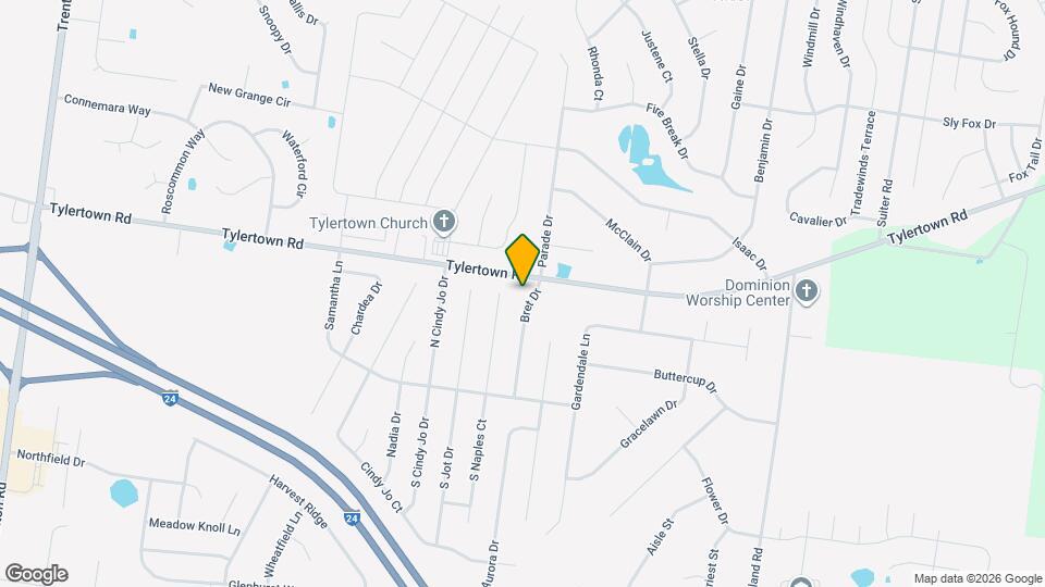 3790 Bret Dr Map and Location Details