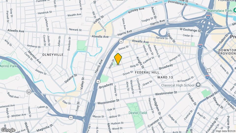 138 Penn St Map and Location Details