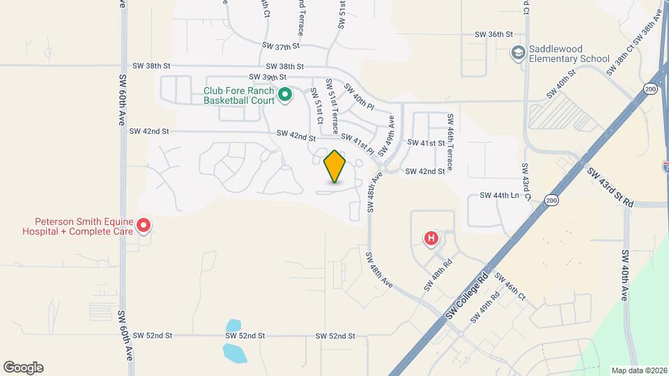 4966 SW 45th Cir Map and Location Details