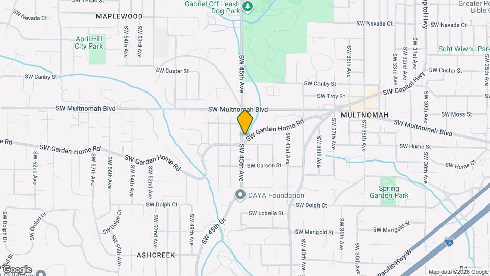 4483-4483 SW Garden Home Rd Map and Location Details