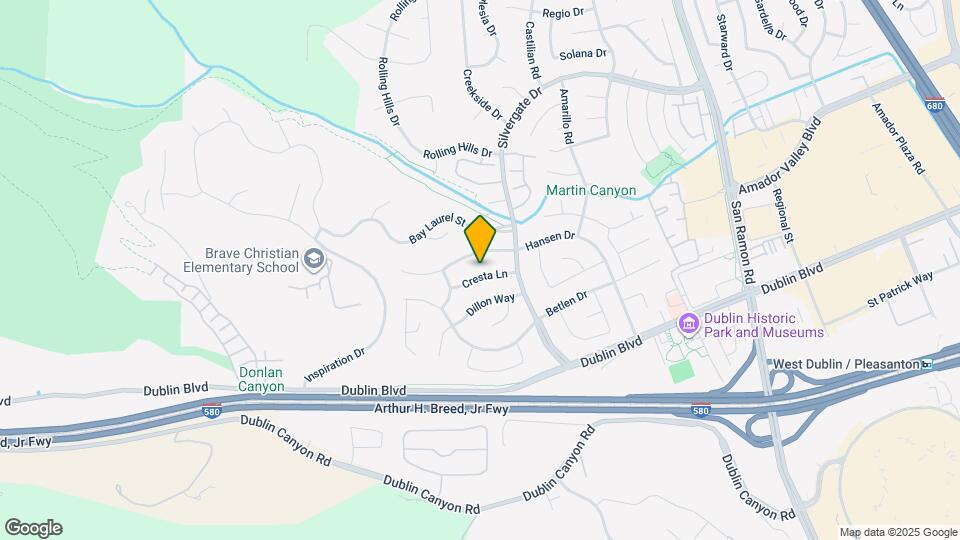 11448 Cresta Ln Map and Location Details