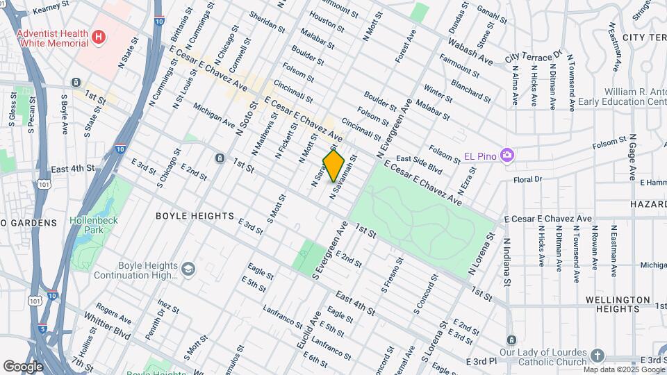 207 N Savannah St Map and Location Details