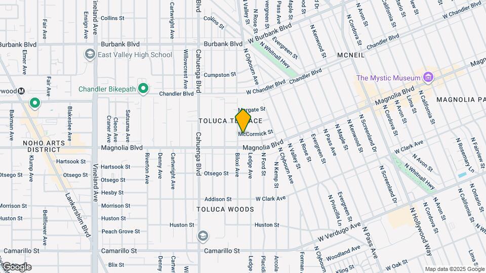 10416 McCormick St Map and Location Details