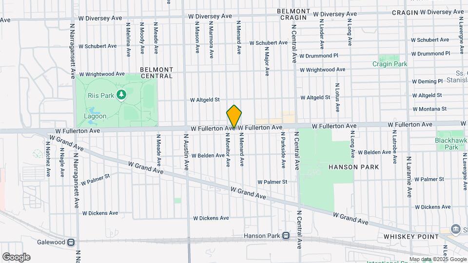5815 W Fullerton Ave Map and Location Details