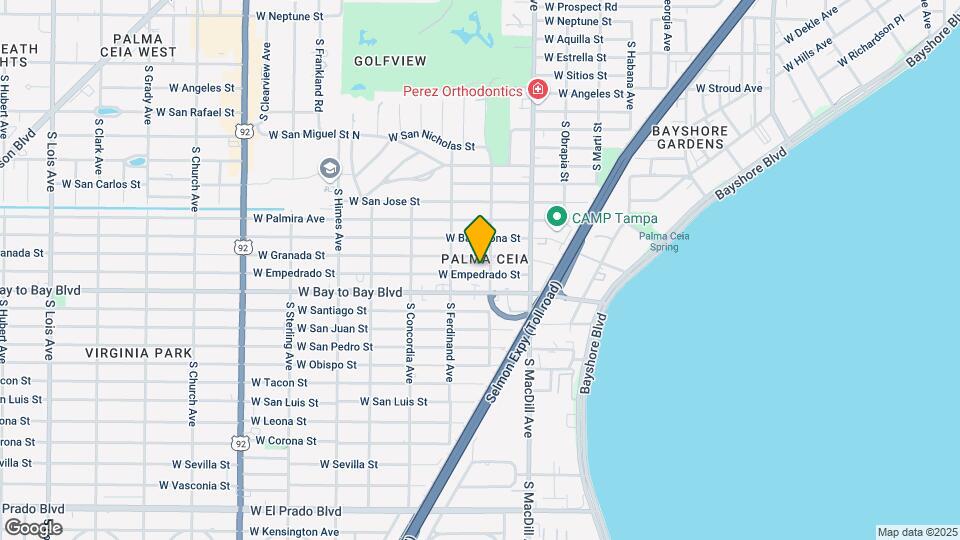 3207 W Empedrado St Map and Location Details