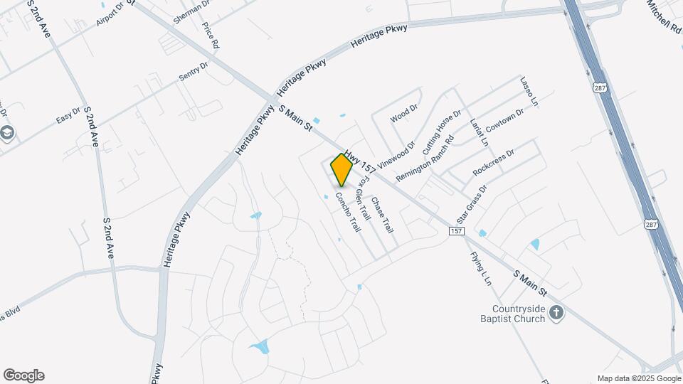 1225 Concho Trail Map and Location Details