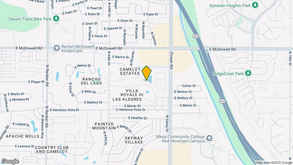 6638 E Melrose St Map and Location Details
