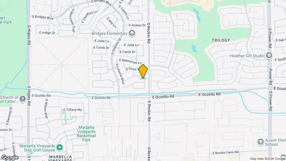 3962 E Sourwood Dr Mapa y Detalles de la Ubicación