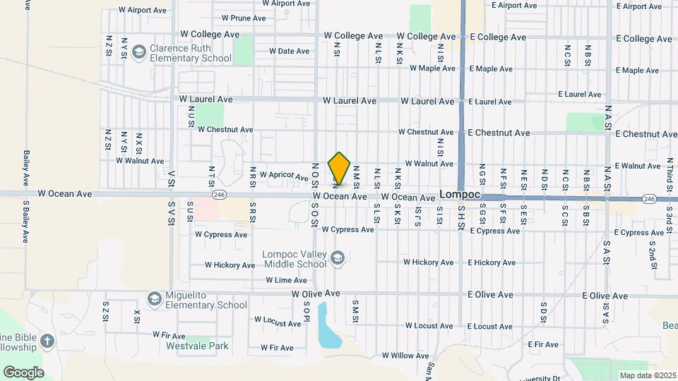 621 W Ocean Ave Mapa y Detalles de la Ubicación