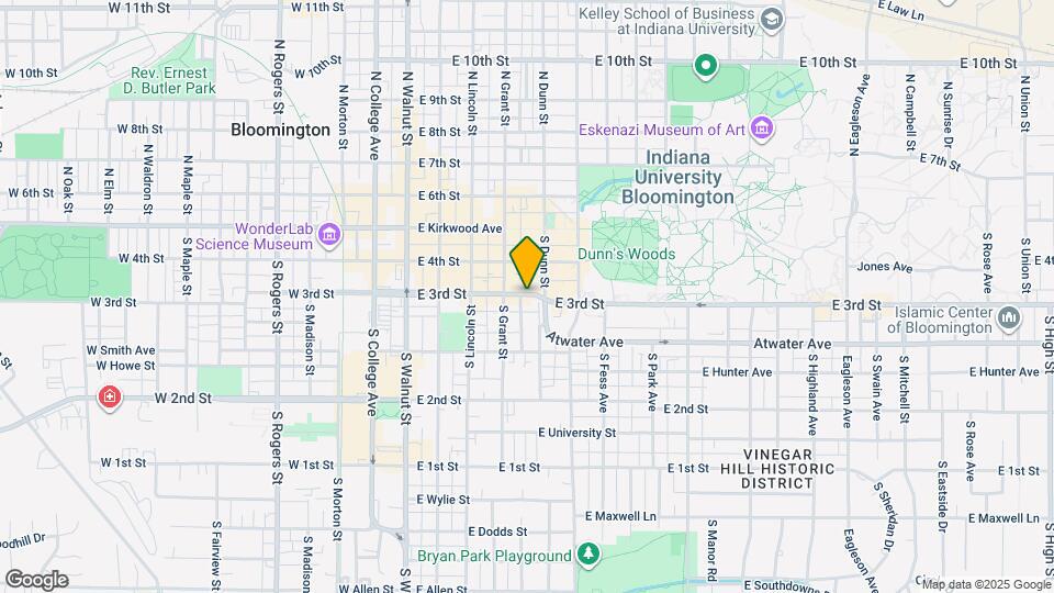 444 E 3rd St Map and Location Details