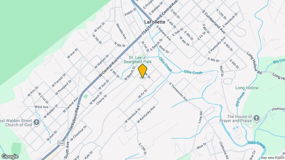 208 W Elm St Mapa y Detalles de la Ubicación