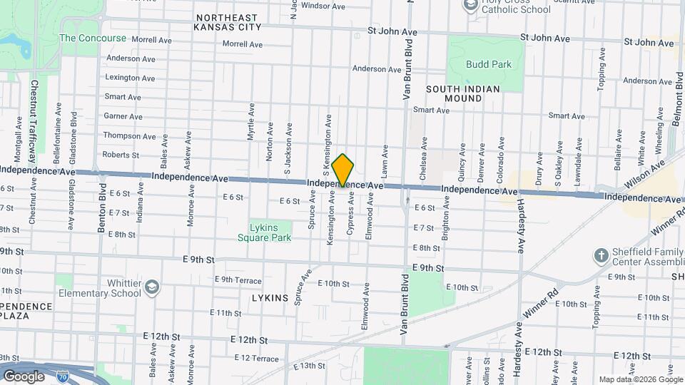 4405-4417 Independence Ave Map and Location Details