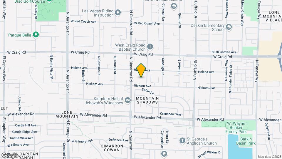 7940 Hickam Ave Map and Location Details
