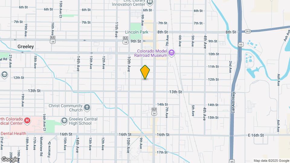 828 12th St Map and Location Details