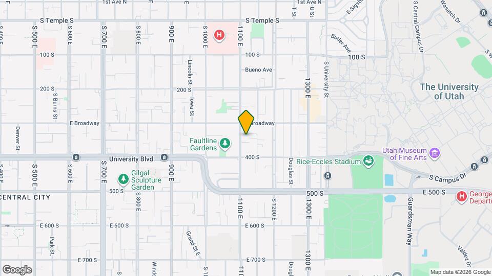 331 S 1100 E, Unit 5 Map and Location Details