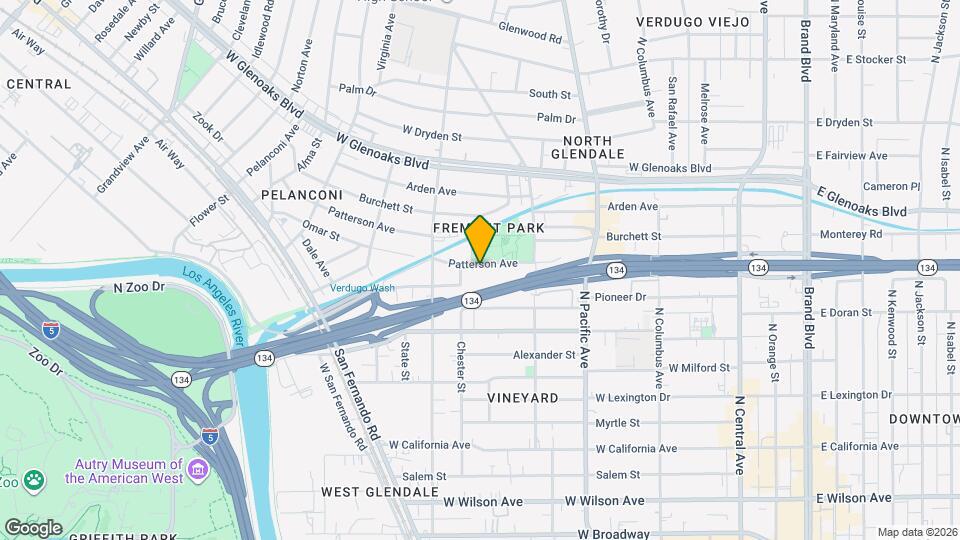 654 Patterson Ave Map and Location Details