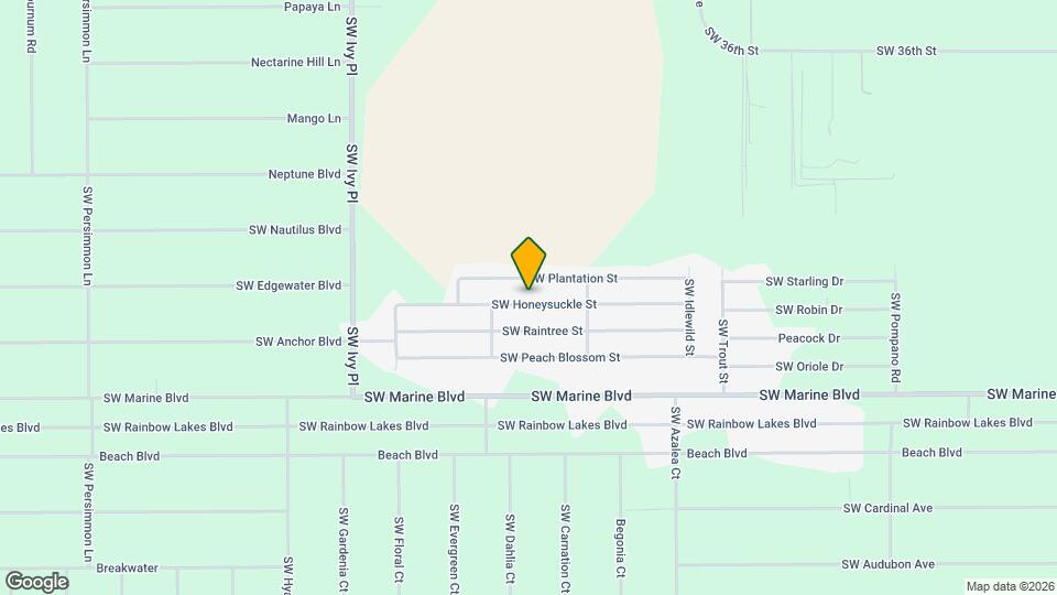 21411 SW Honeysuckle St Map and Location Details