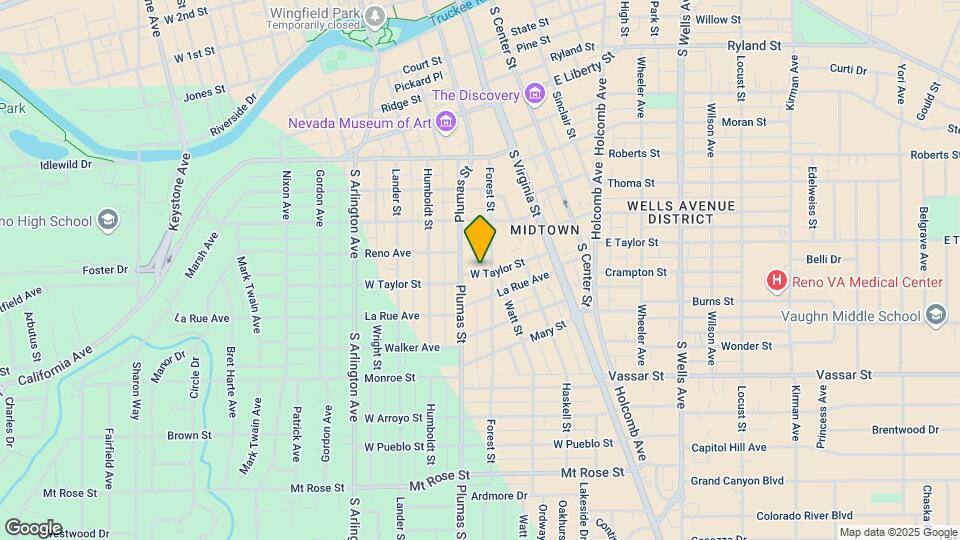 245 W Taylor St Mapa y Detalles de la Ubicación