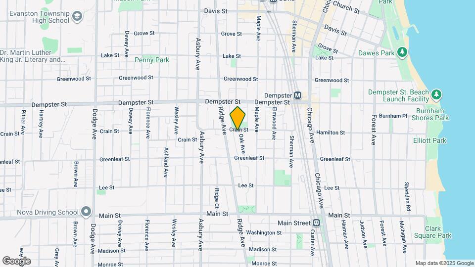 1142 Oak Ave Map and Location Details