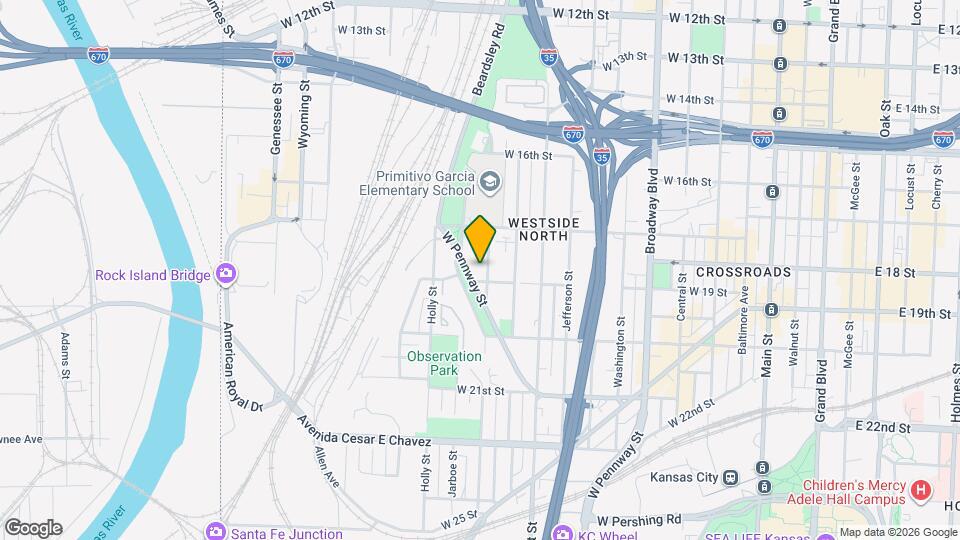 1742 Belleview Ave Map and Location Details