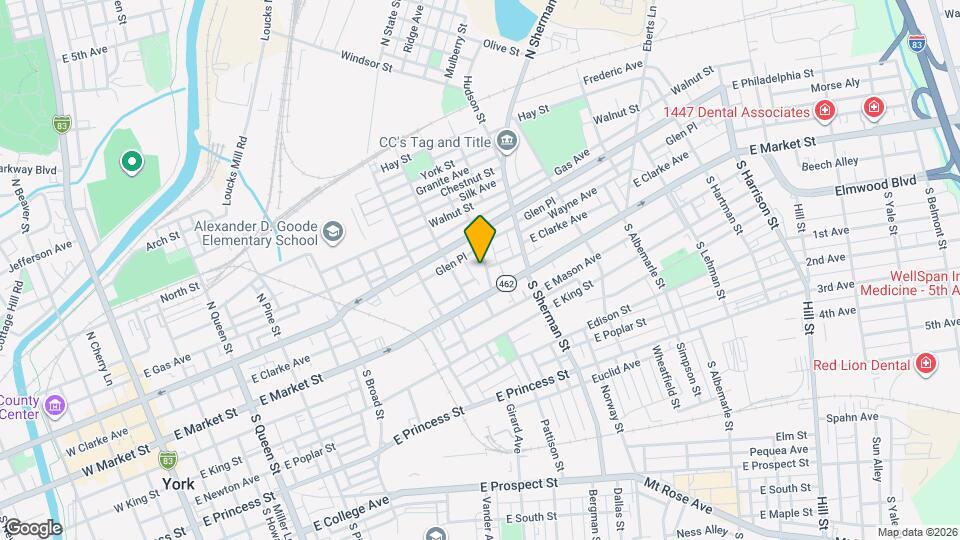 30 N Franklin St Map and Location Details