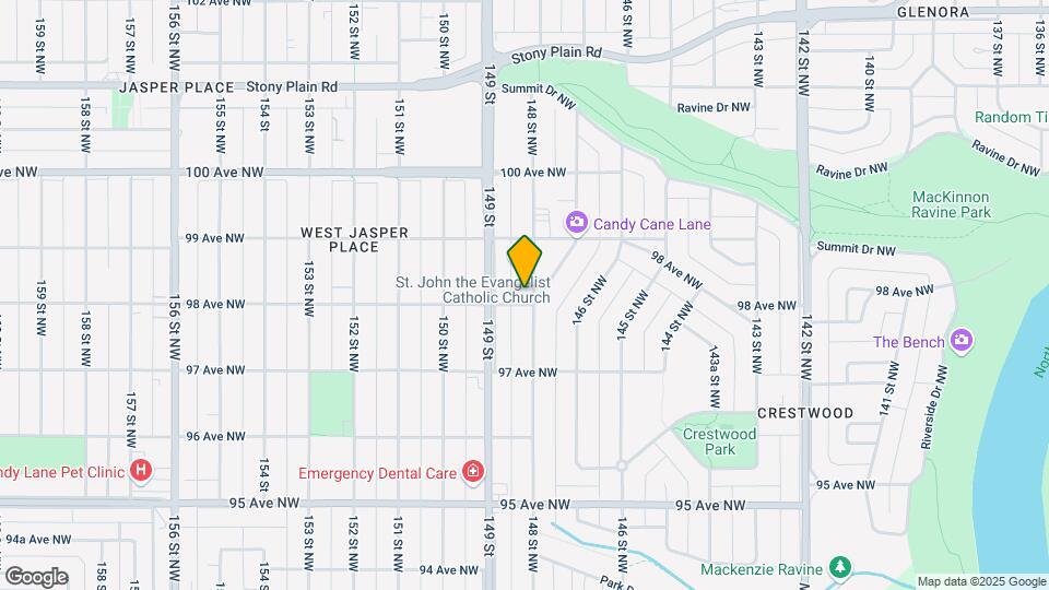 9808 148 St NW Map and Location Details