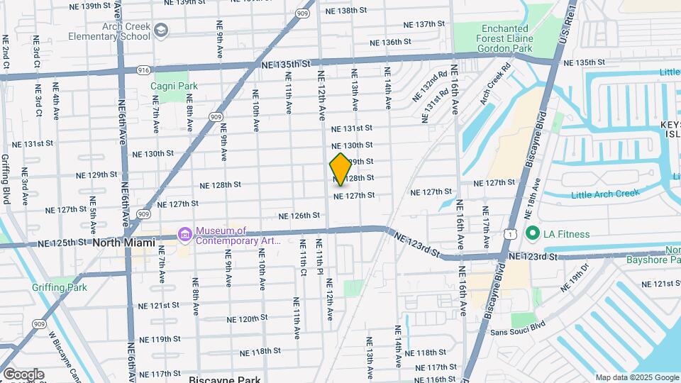 1239 NE 127th St Map and Location Details