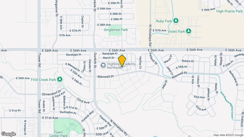 5548 N Flanders Wy Map and Location Details
