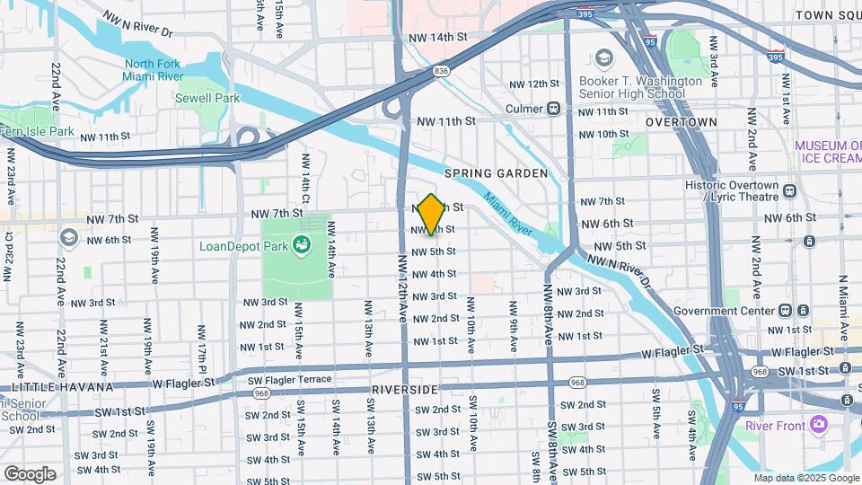 520 NW 11th Ave Map and Location Details