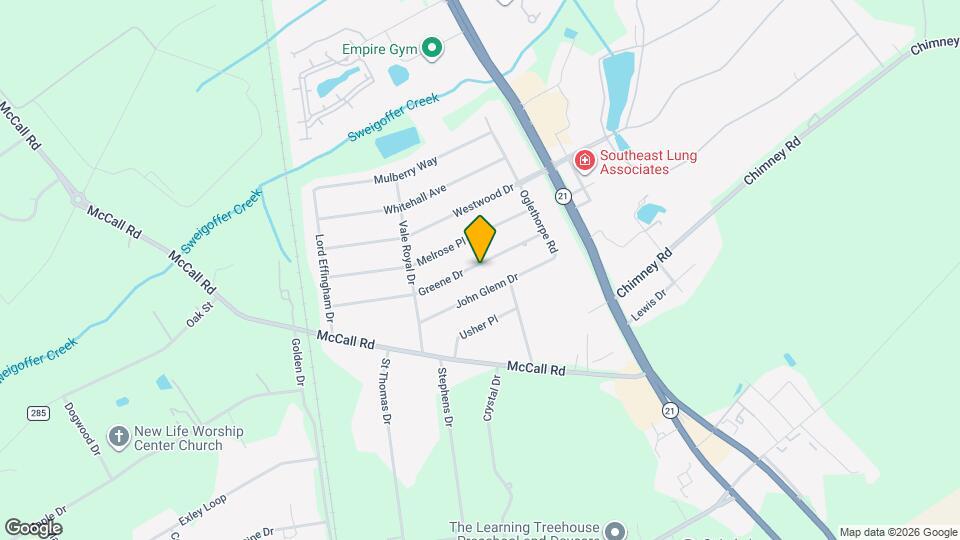 123 Greene Dr Mapa y Detalles de la Ubicación