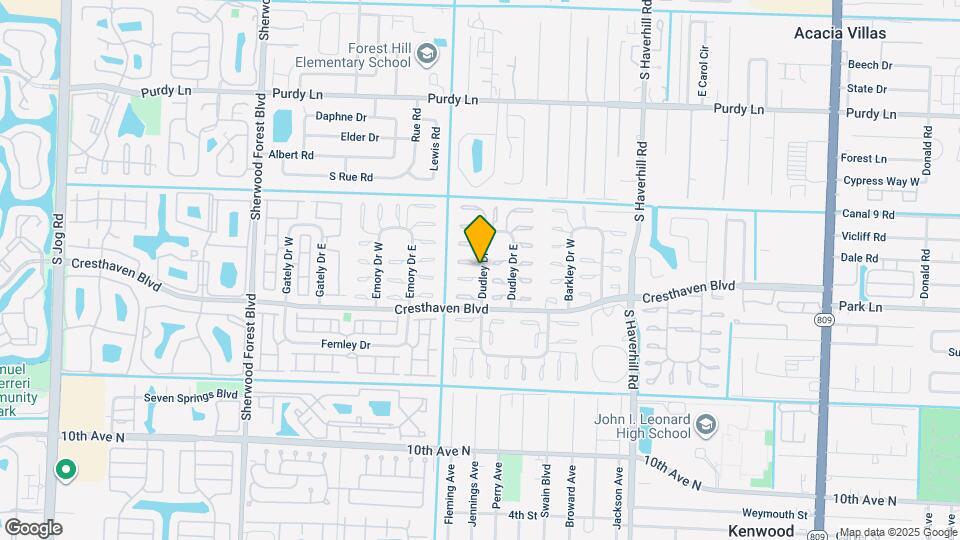 2665 Dudley Dr W Map and Location Details