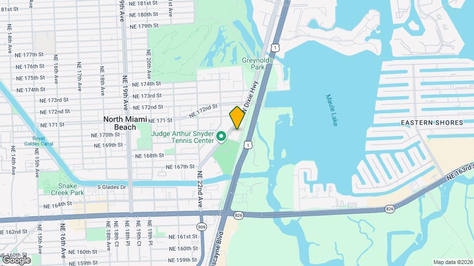 17051 W Dixie Hwy, Unit 2-2 Map and Location Details
