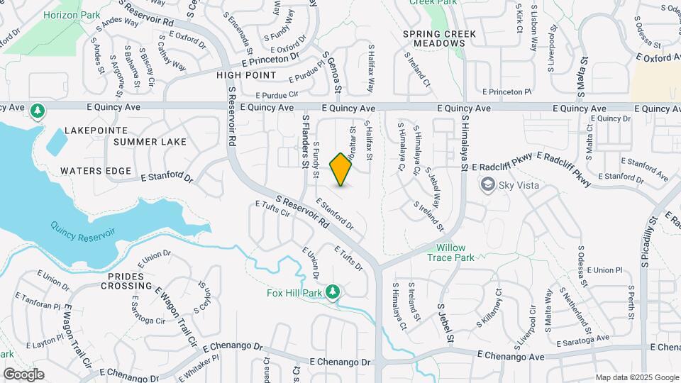 19841 E Stanford Ave Map and Location Details