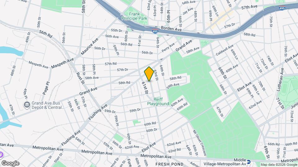 58-44 Fresh Pond Rd Map and Location Details